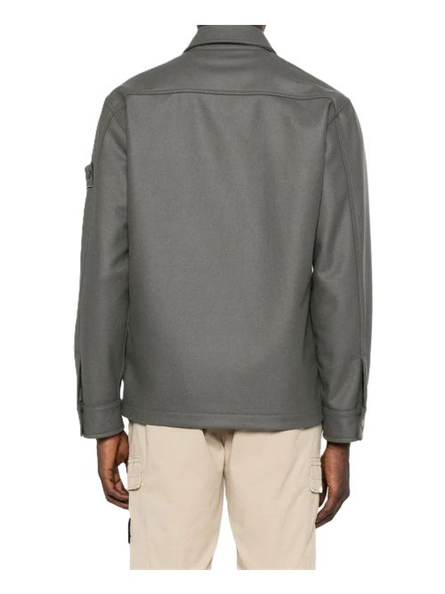 Stone Island Giacca-camicia con tasche Stone Island | K2S151200028S0F24V0067 DARK GREY